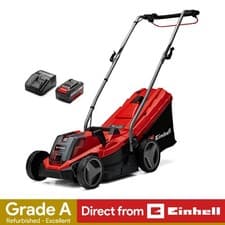 Image of Einhell Cordless Lawnmower 33cm With Battery And Charger PXC 18V Refurb GRADE A
