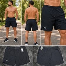 Image of Under Armour Mens Launch 7" Shorts Black Running Workout 1361493 001 XXL NWT
