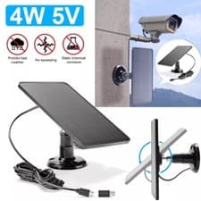 Image of Solar Panel Camera Charger for SimpliSafe Outdoor Cam Arlo Essential Spotlight