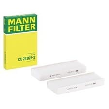 Image of MANN-FILTER CU 26 025-2 Car Pollen Filter - COMPATIBILITY LIST IN DESCR.