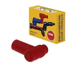 Image of NGK LB05EMH Spark Plug Cap Fits Motorcycle Enduro Red