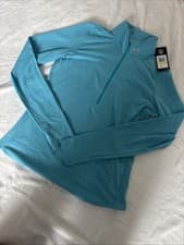 Image of Under Armour Women’s gym Half Zip Size Medium In Blue Brand New With Tag