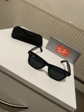 Image of Rayban Sunglasses wayfarer matt black RB2140
