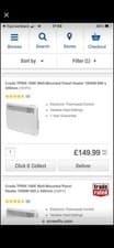 Image of CREDA TPRIII 150E 1500W PANEL HEATER 7 DAY TIMER ECODESIGN