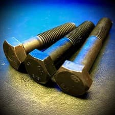Image of M20 x 1.5P Super Fine Pitch Hex Bolts High Tensile 8.8 Self Colour