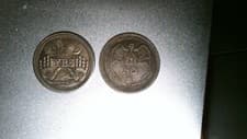 Image of CHALLENGE COIN SPIRITS YES OR NO SKELETON REALLY WIERD 
