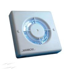 Image of Manrose XF100S 100mm/4inch Standard Axial Kitchen Fan Wall/Ceiling Mount