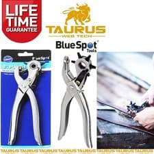 Image of BlueSpot Revolving Leather Punch Plier 6 Size DIY Belt EYELET Hole Puncher Tools