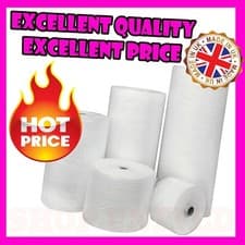 Image of BUBBLE WRAP ROLLS SMALL LARGE (300mm, 500mm, 750mm) - FREE UK NEXT DAY DELIVERY