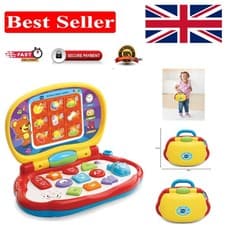 Image of Vtech Baby Laptop Toy - Multicolor Learning Laptop for Infants, 28 x 5.3 x 22 cm