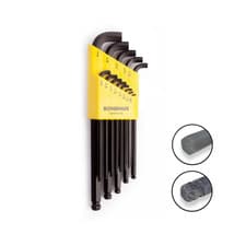 Image of BONDHUS Stubby Ball End Hex Allen Key Set 13pcs Imperial 0.050″-3/8″ SBLX1 16537