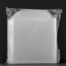 Image of CD/DVD Wallets 100 micron Clear Plastic, Tuck-In Flap, Pack of 200