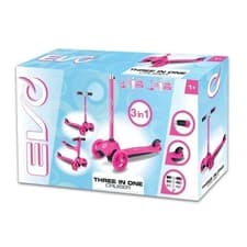 Image of EVO 3-in-1 Three in one Cruiser Scooter PINK Aged 12 months Upwards