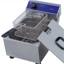 Image of 10L Electrical Deep Fryer Commercial Basket Stainless Steel Tank Fat Chip 6L Oil
