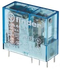 Image of Finder 40.61 Series Relays PCB Mount 16A SPCO 6VDC, 12VDC & 24VDC UK Stock