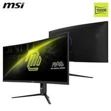 Image of MSI MAG 342CQR E2 34 Widescreen VA LED Black Curved Monitor 3440x1440  2xHDMI