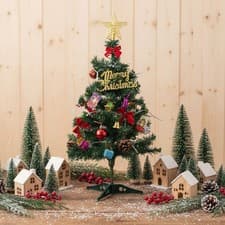 Image of 62cm Desktop Mini Small Christmas Tree With LED Lights Table Top Xmas Decor