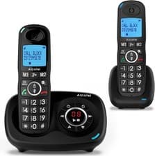 Image of Alcatel XL595 Voice Duo-2 Cordless Handsets Answer Machine Home Telephone -A