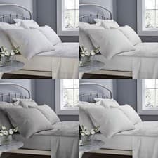 Image of Catherine Lansfield Easy Care Cotton Rich 500 Thread Count Fitted Sheet