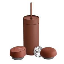 Image of 840228809159 Fellow - Carter Move Mug 3 in 1 - Insulated Mug + 3 Lids Sienna 473