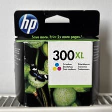 Image of HP 300XL Tri-Colour Ink Cartridge New Sealed CC644EE UUS APR 2016