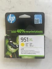 Image of BRAND NEW HP 951 XL YELLOW INK CARTRIDGE - (CN048AE BGX) - DECEMBER 2023