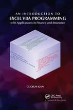 Image of An Introduction to Excel VBA Programming: with Applications in Finance and Insu