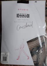 Image of Wolford Studio Net Tights - Black, Medium