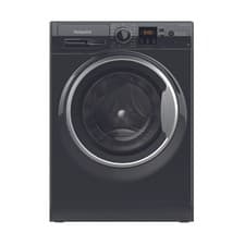 Image of Hotpoint AntiStain 7kg 1400rpm Washing Machine - Black NSWM7469BSUK
