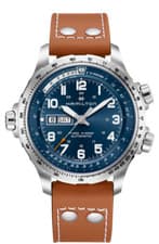 Image of Hamilton Khaki Aviation X-Wind Auto Blue Dial Leather Band Men Watch H77765541