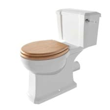 Image of Traditional Bathroom Suite Basin & Pedestal Toilet Pan WC Cloakroom | Cambridge