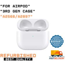 Image of Apple AirPods 3rd Gen Wireless "CHARGING CASE ONLY" Refurbished - A2566/A2897