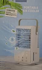 Image of Portable Air Cooler. White. NEW BOXED