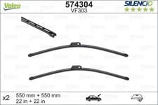 Image of Valeo 574304 Wiper Blade Front Window Fits Audi A4 A6 Allroad Seat Exeo
