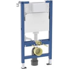 Image of Geberit 980mm Duofix Frame & Alpha 6/3L Concealed Cistern for Wall Hung Toilets