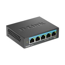 Image of D-Link DMS-105/B 5-Port 2.5G Multi-Gigabit Switch - Unmanaged, QoS, Silent, Meta