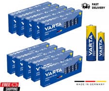Image of VARTA Industrial Pro AA & AAA Alkaline Batteries 1.5v LR6 LR03 Lasting Batteries