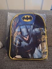 Image of DC Batman Backpack In Black - Brand New
