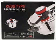 Image of 9L Stainless Steel Knob-Style Pressure Cooker Non-Stick High Quality