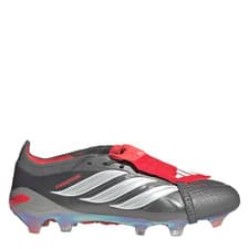 Image of adidas Predator Elite Fold-Over Tongue FG Football Boots Grey UK 8 *REFSSS174