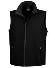 Image of Ladies Softshell Bodywarmer Sleeveless Fleece Lined Gilet Jacket
