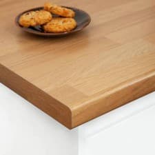 Image of Oak Block Laminate Worktops, Semi Gloss, 6mm Edge - 3m, 4m Lengths, 38mm Thick