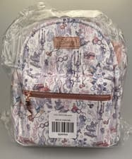 Image of HTF Hot Topic Loungefly Disney The Little Mermaid Ariel Grotto AOP Mini Backpack