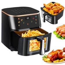 Image of 9L Large Air Fryer 1400W Low Fat Oil free Healthy Oven Frying Kitchen Cooker UK