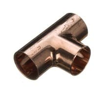 Image of 15mm End Feed Equal Tee - FREE Next-Day Delivery