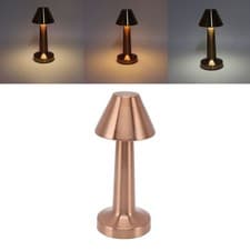 Image of LED Table Lamp Modern Look 3 Gear Cordless Slip Proof LED Desk Light For Bedroom