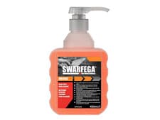 Image of Swarfega Orange Hand Wash, Solvent-Free Heavy Duty Hand Cleaner with Natural Scr