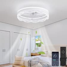 Image of 50CM Modern Ceiling Fan with Light LED Dimmable 30W 3000lm 6 Speeds with Remote