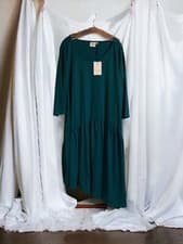 Image of Junarose Women's Plus Size assymetrical skater Below Knee Dress Size XL NWT
