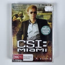 Image of CSI Miami Complete Season Four David Caruso Region 4 Crime Drama